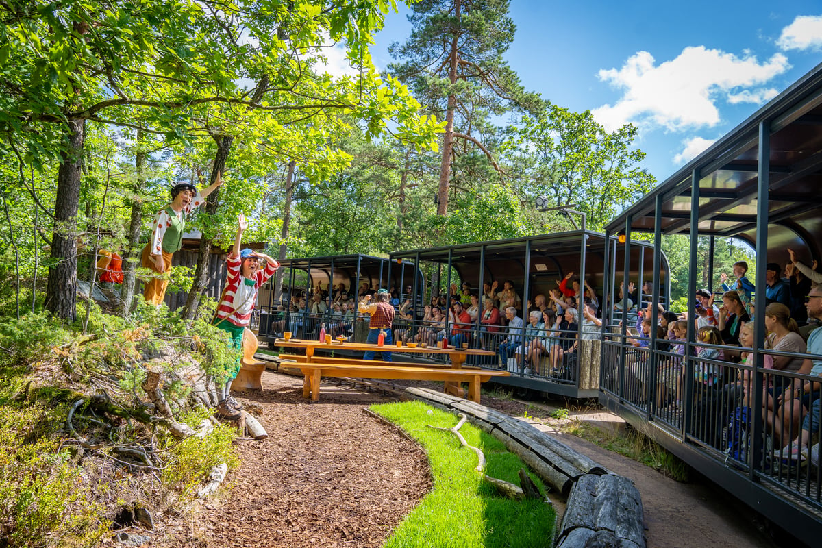 reisen gjennom hakkebakkeskogen, dyreparken, opplevelse, sommer